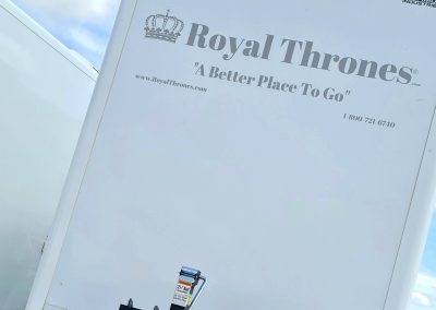 Royal Thrones with Blue Skies