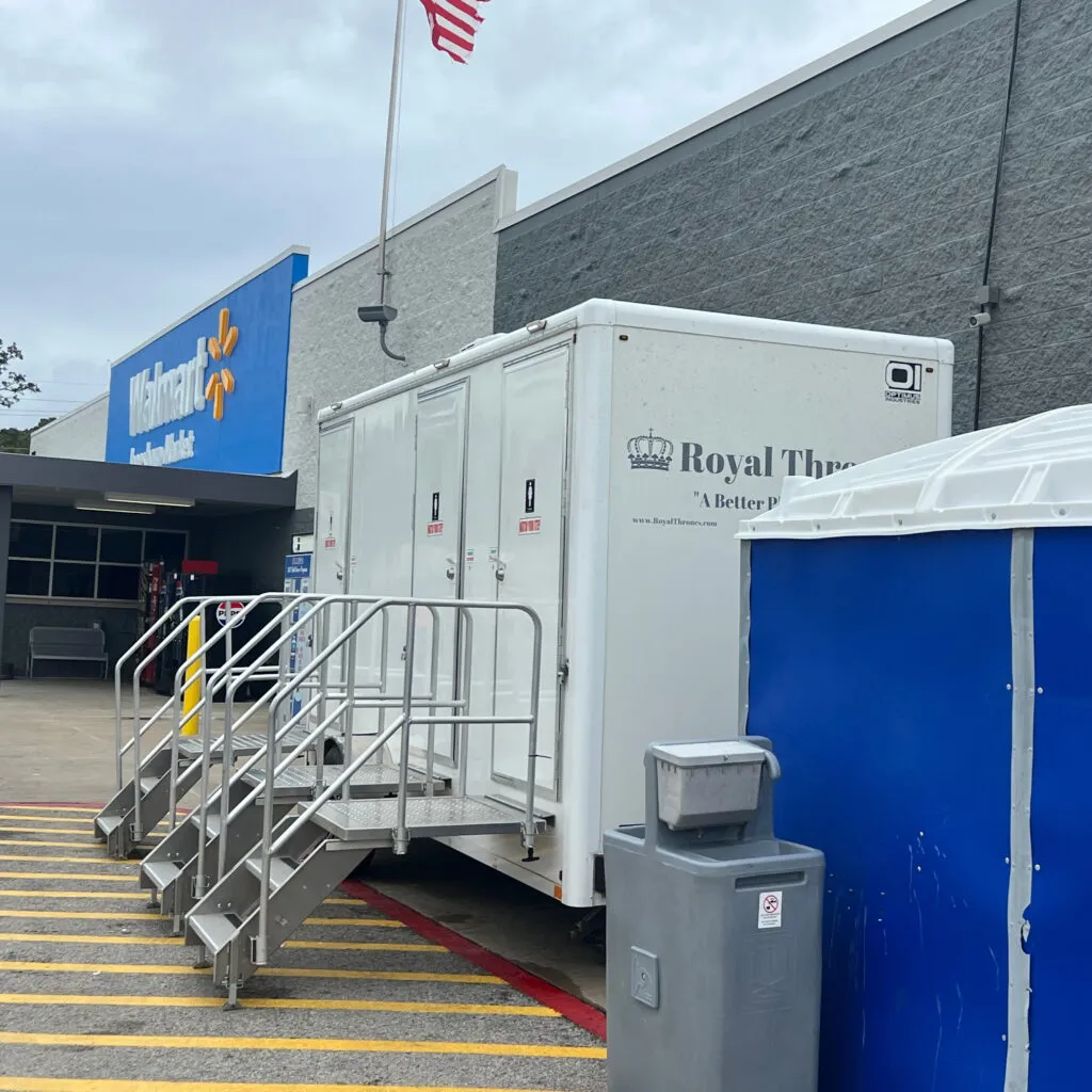 Business remodel restroom trailers